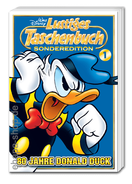 LTB Sonderedition &quot;80 Jahre Donald Duck&quot; Nr. 1 - 4 + Sammelbox | 32,00