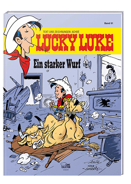 Lucky Luke Nr. 91: Ein starker Wurf - gebundene Ausgabe