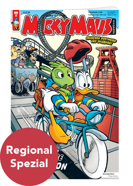 Micky Maus Magazin Nr. 17/2026 - Ruhrgebiet Regionalausgabe - Lieferung in 6-10 Wochen